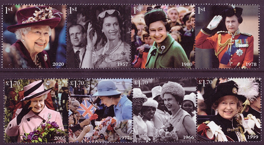 (image for) SG4627 / 34 2022 Platinum Jubilee unmounted mint set of 8